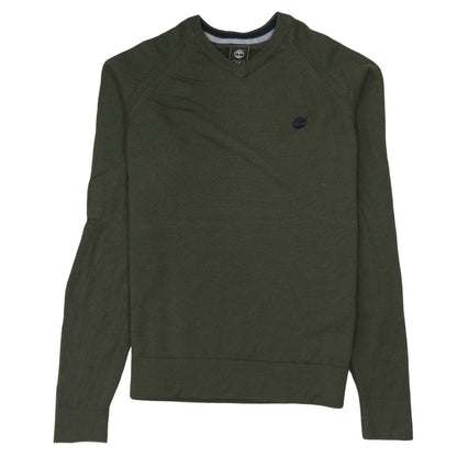 Mens UK Size M Timberland Green Pullover Jumper