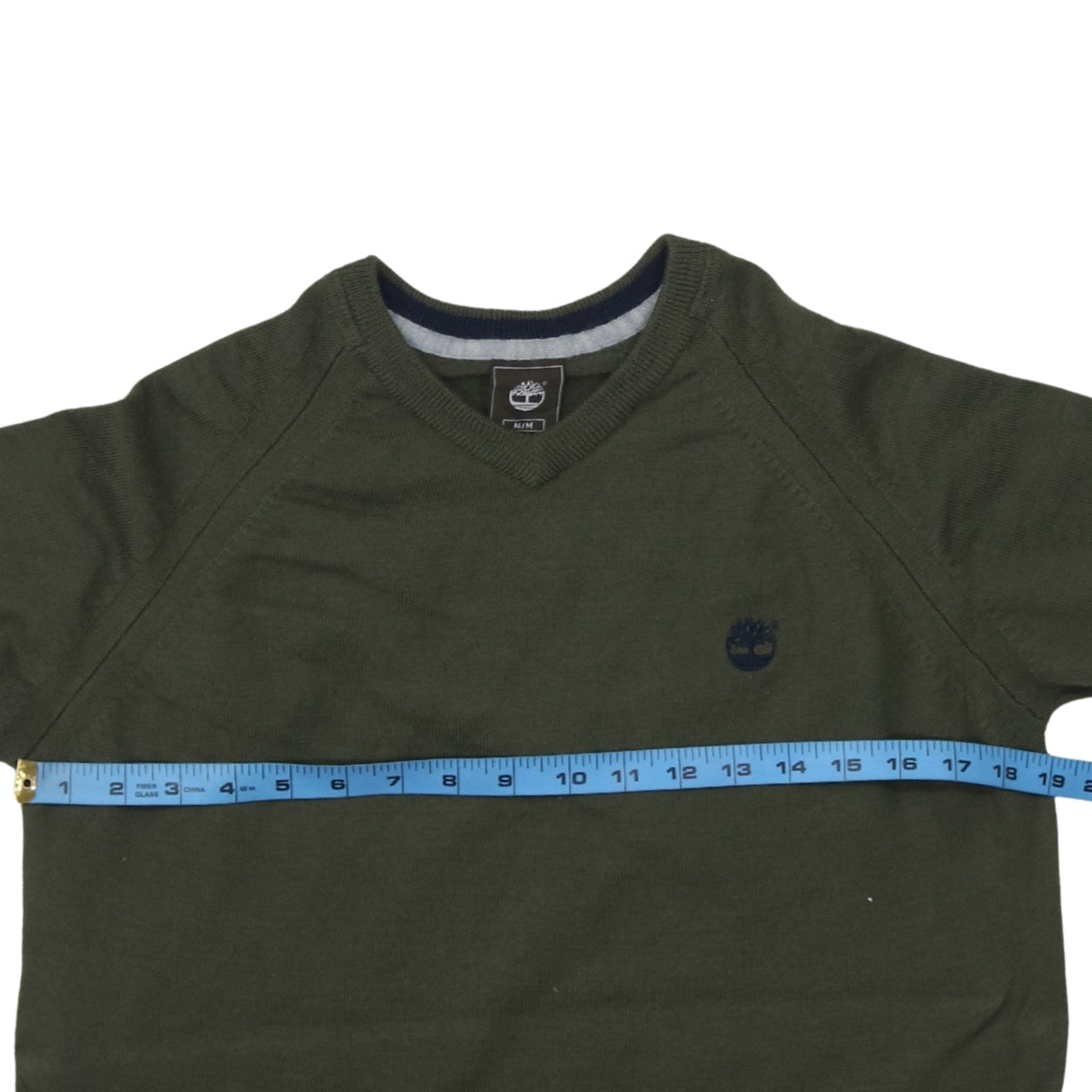 Mens UK Size M Timberland Green Pullover Jumper