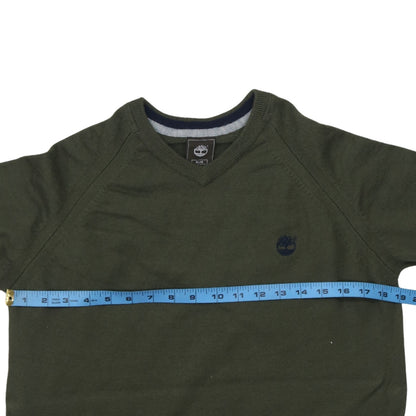 Mens UK Size M Timberland Green Pullover Jumper