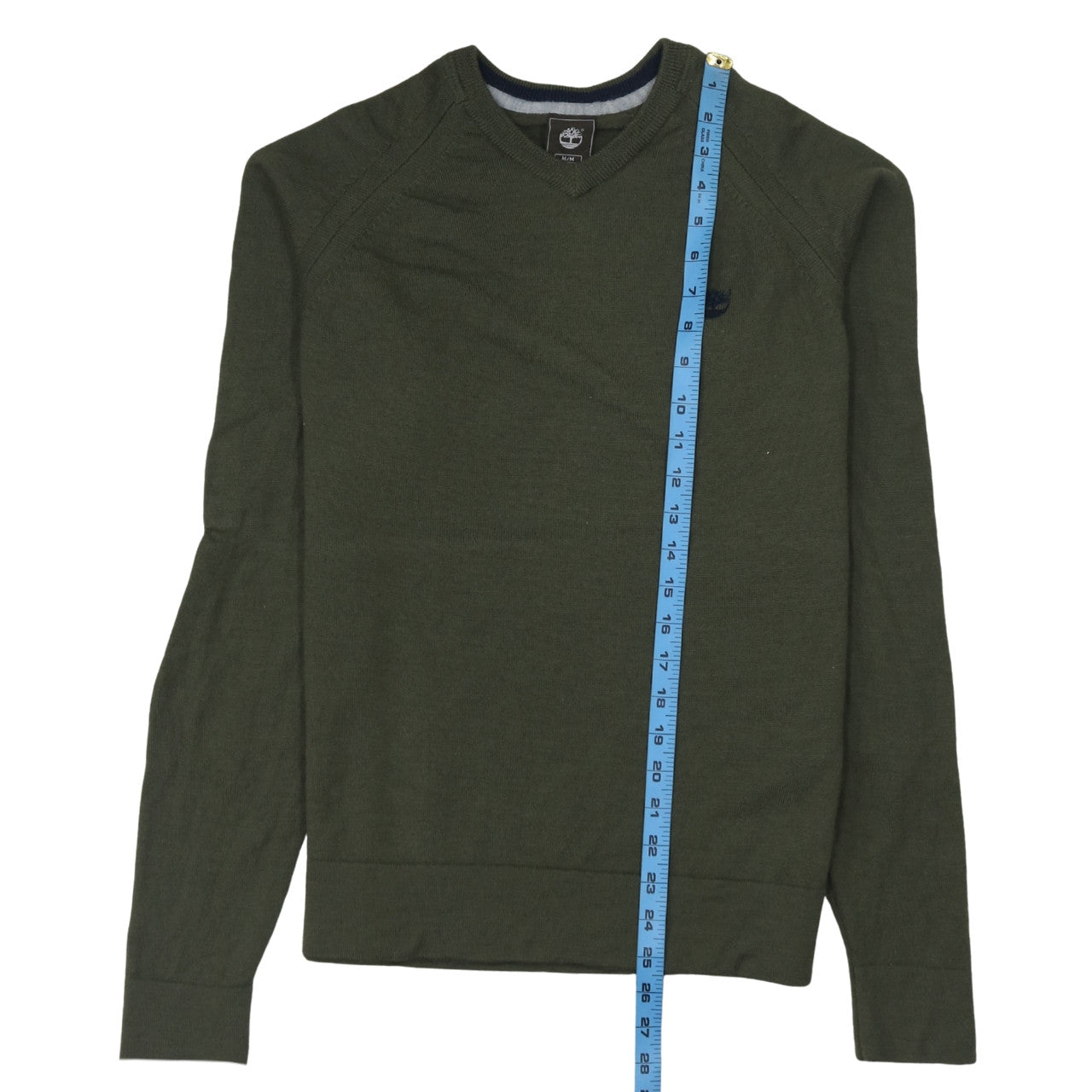 Mens UK Size M Timberland Green Pullover Jumper