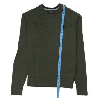 Mens UK Size M Timberland Green Pullover Jumper