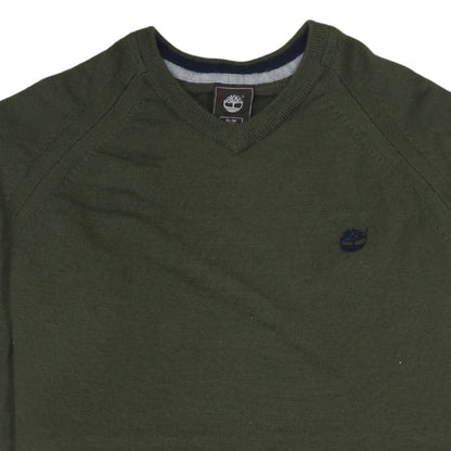 Mens UK Size M Timberland Green Pullover Jumper