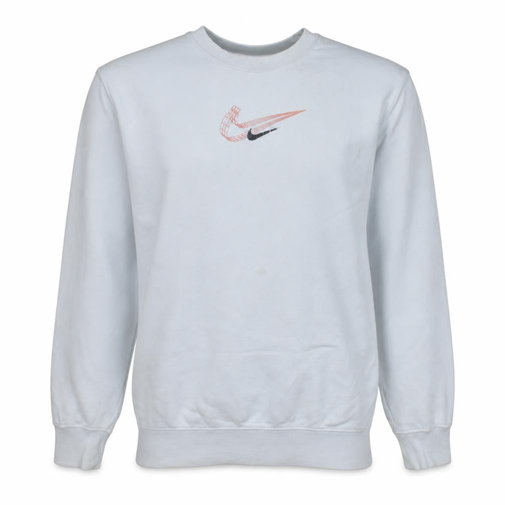 Mens UK Size M Nike White Pullover Sweatshirt