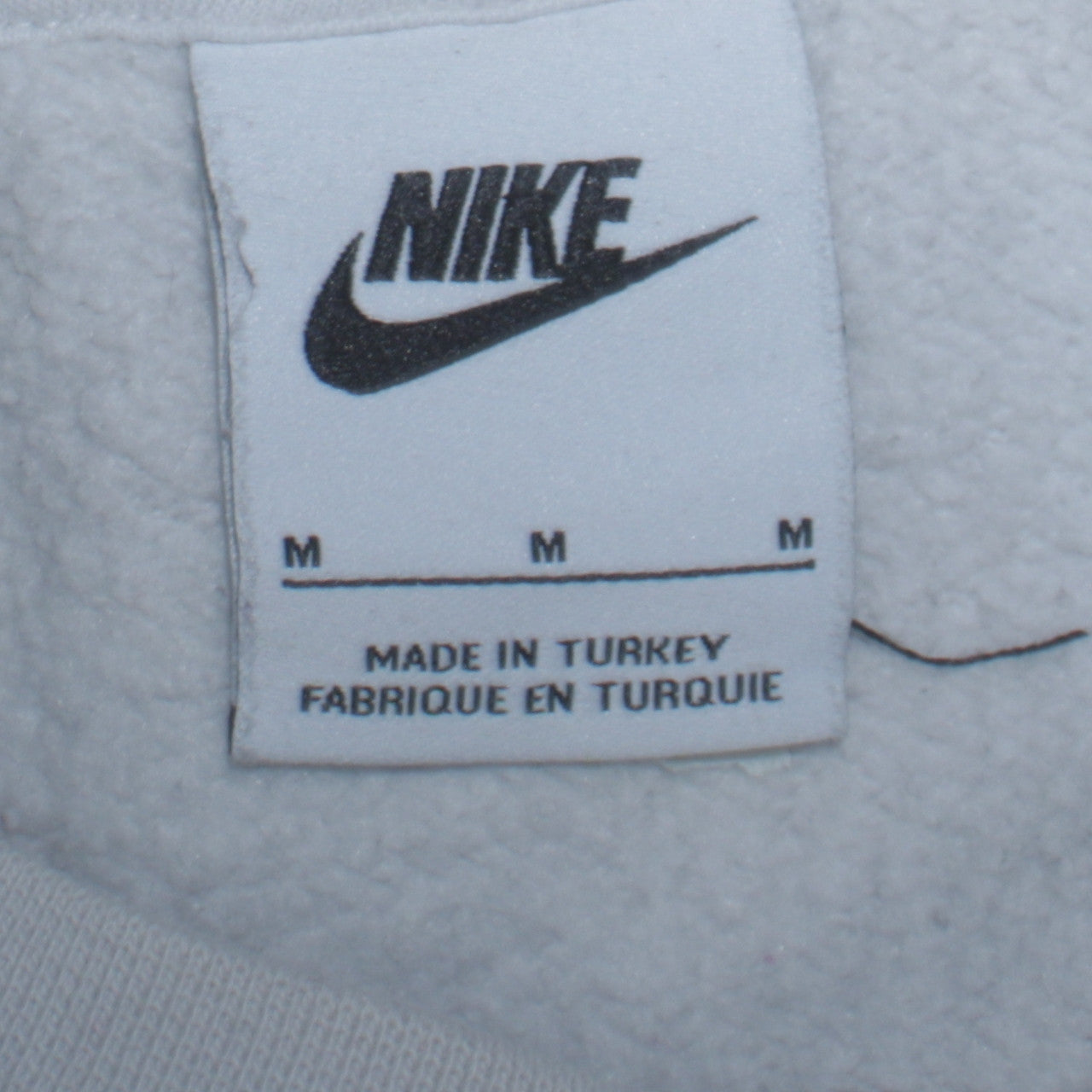Mens UK Size M Nike White Pullover Sweatshirt