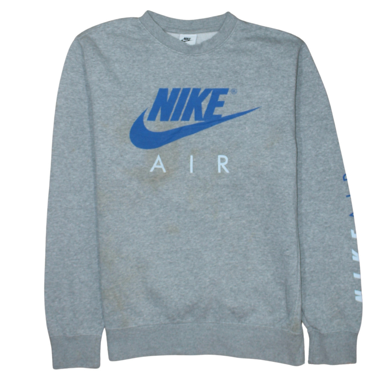 Mens UK Size S Nike Grey Pullover Sweatshirt