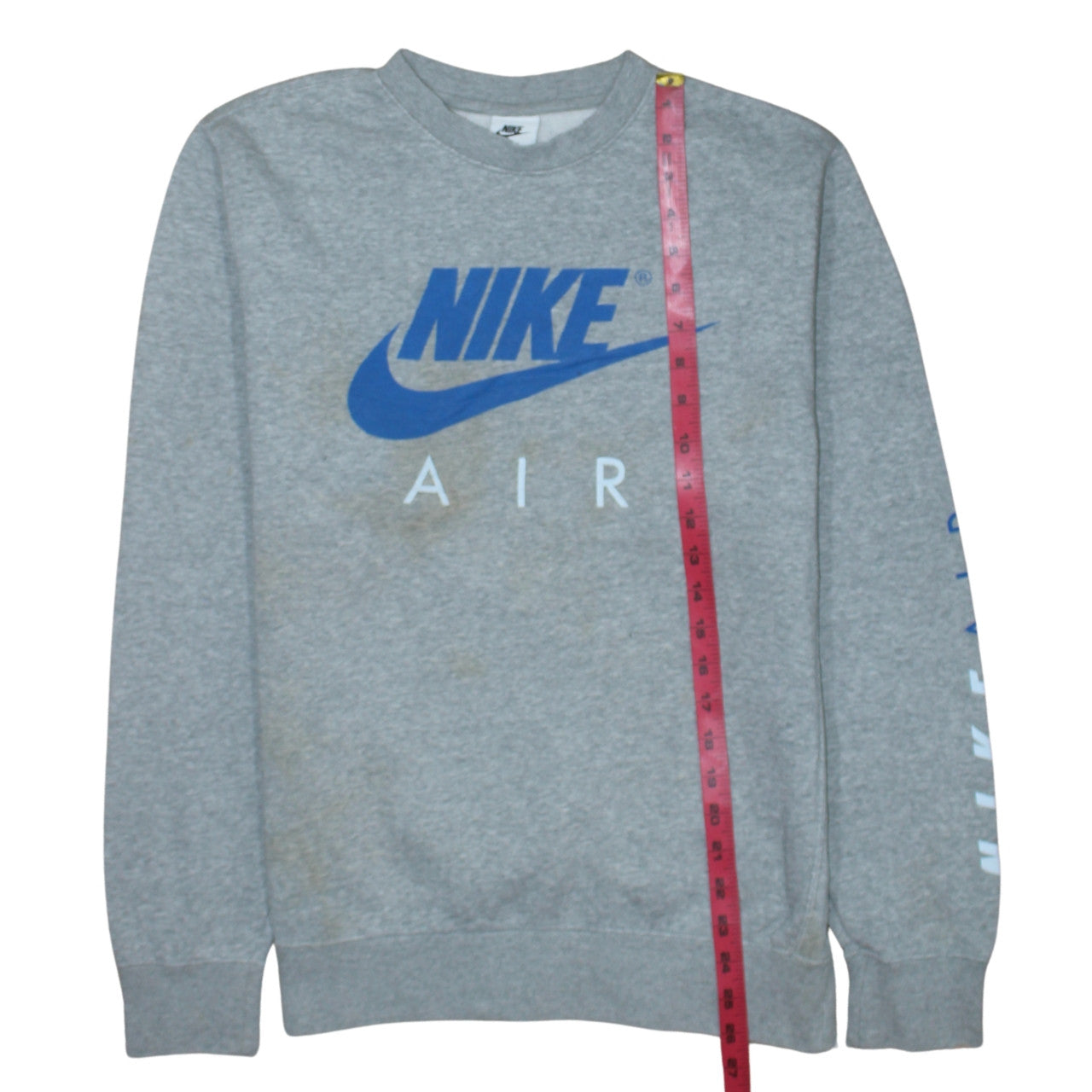 Mens UK Size S Nike Grey Pullover Sweatshirt