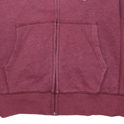 Mens UK Size S Gap Red Full Zip Hoodie