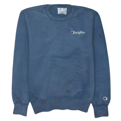 Mens UK Size S Champion Blue Pullover Sweatshirt