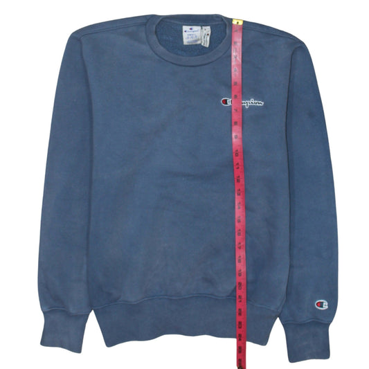 Mens UK Size S Champion Blue Pullover Sweatshirt