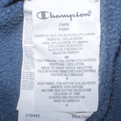 Mens UK Size S Champion Blue Pullover Sweatshirt