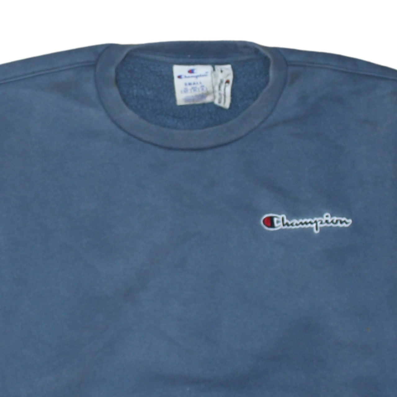 Mens UK Size S Champion Blue Pullover Sweatshirt