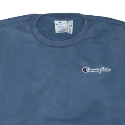 Mens UK Size S Champion Blue Pullover Sweatshirt