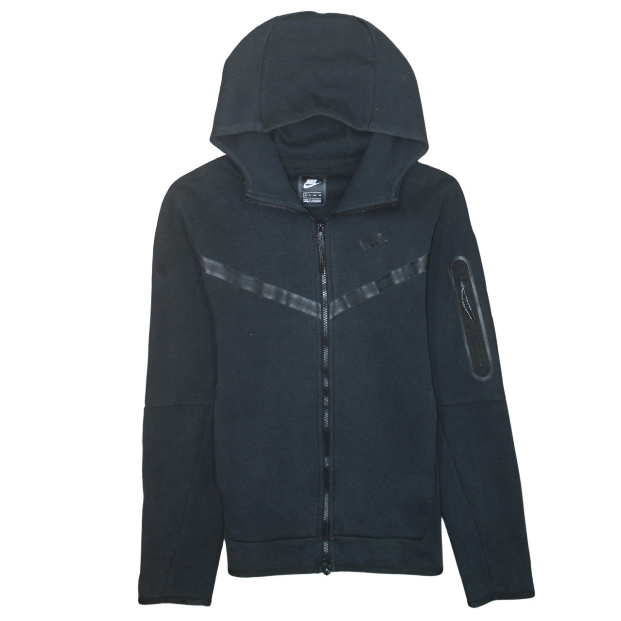 Mens UK Size XS Nike Black Full Zip Hoodie