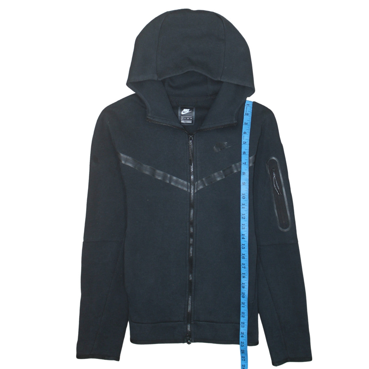 Mens UK Size XS Nike Black Full Zip Hoodie