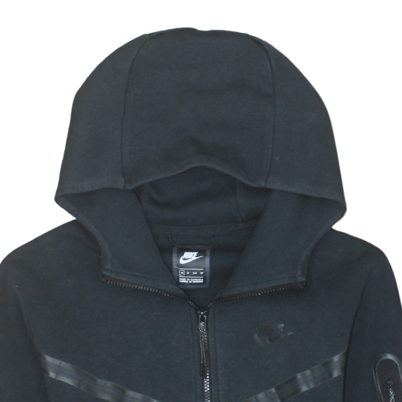 Mens UK Size XS Nike Black Full Zip Hoodie