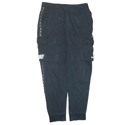 Mens UK Size M Nike Regular Fit Jogger Black Trousers