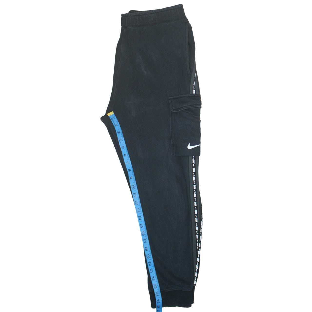 Mens UK Size M Nike Regular Fit Jogger Black Trousers