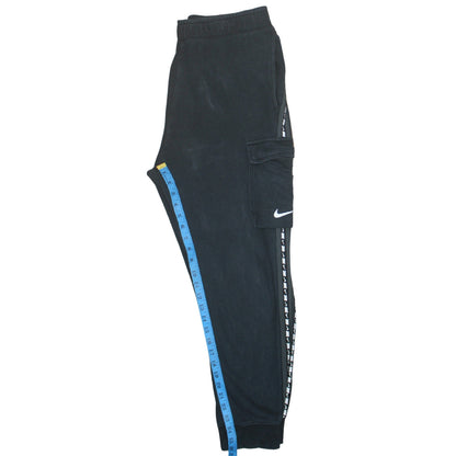 Mens UK Size M Nike Regular Fit Jogger Black Trousers
