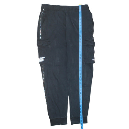Mens UK Size M Nike Regular Fit Jogger Black Trousers