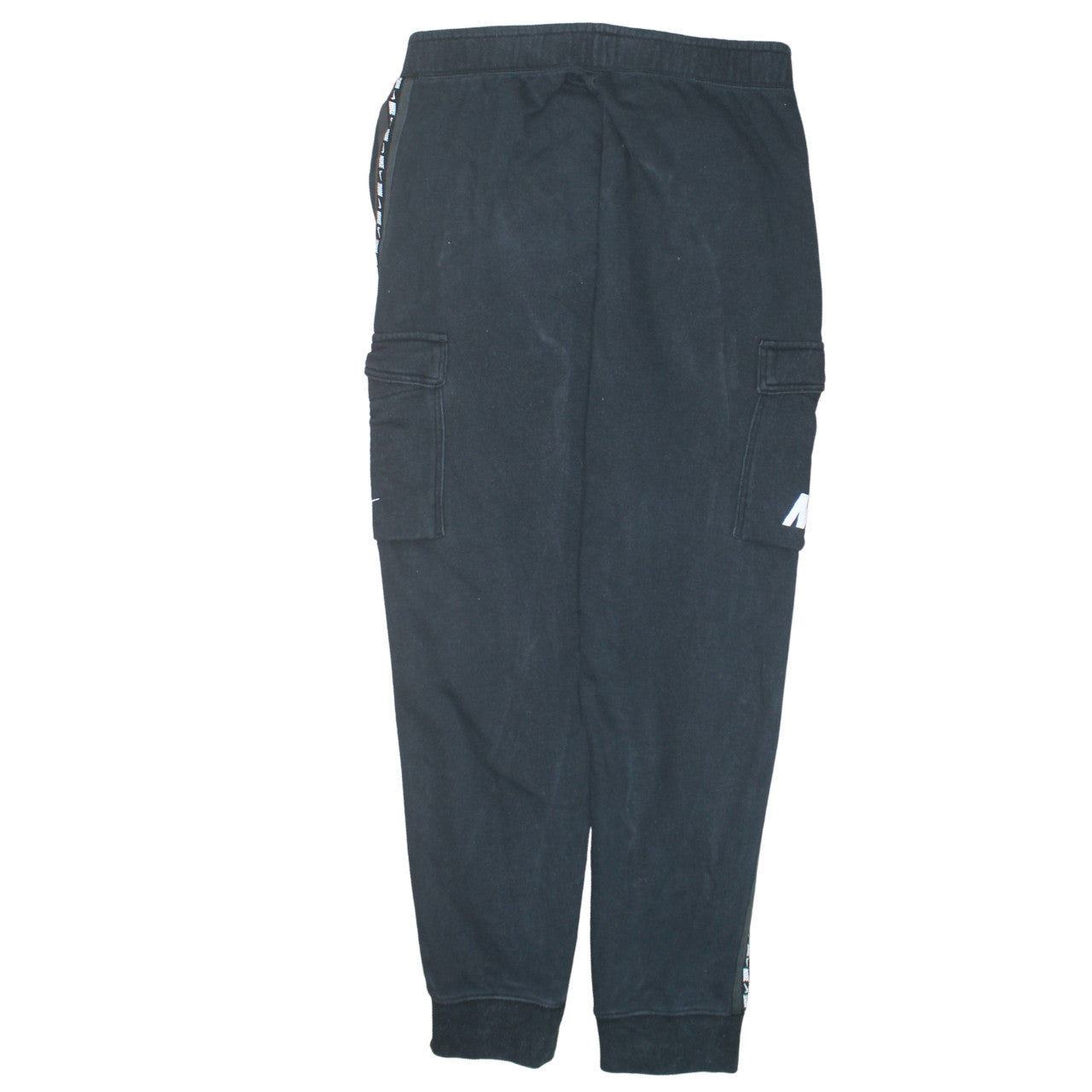 Mens UK Size M Nike Regular Fit Jogger Black Trousers
