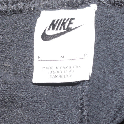 Mens UK Size M Nike Regular Fit Jogger Black Trousers
