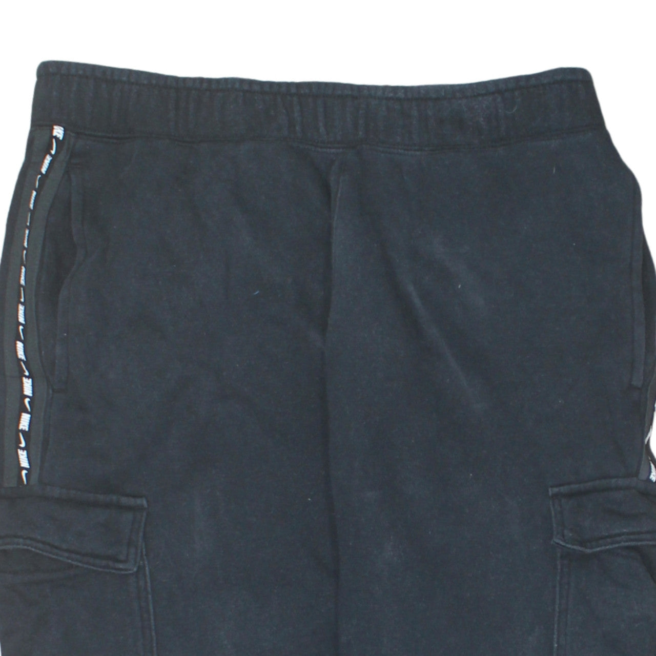 Mens UK Size M Nike Regular Fit Jogger Black Trousers