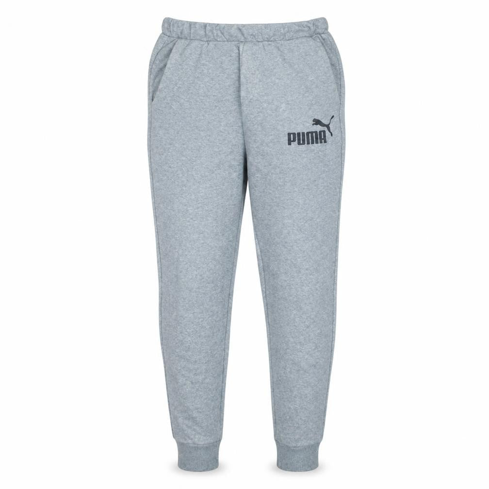 Mens UK Size L PUMA Regular Fit Jogger Grey Trousers