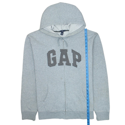 Mens UK Size XL Gap Grey Full Zip Hoodie