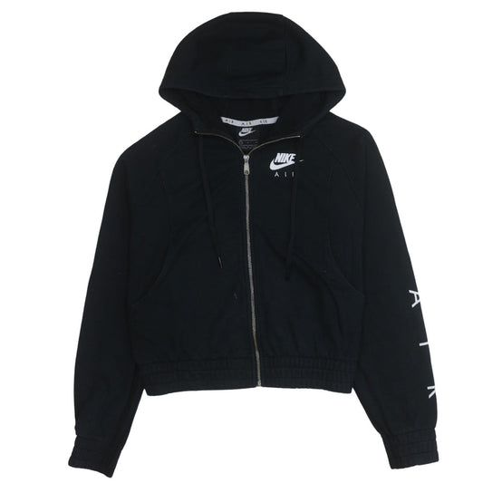 Womens UK Size S Nike Black Full Zip Hoodie