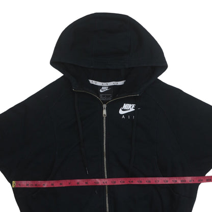 Womens UK Size S Nike Black Full Zip Hoodie