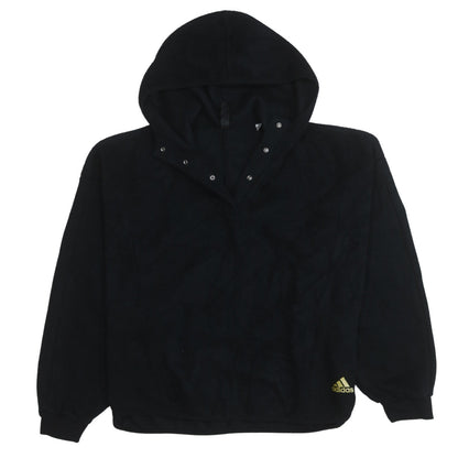 Womens UK Size M adidas Black Pullover Hoodie