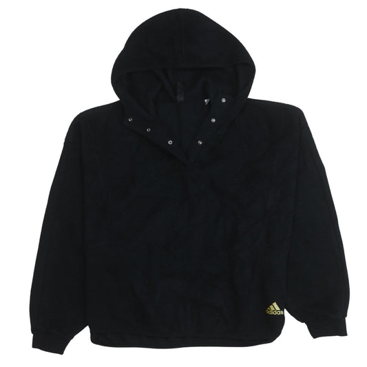 Womens UK Size M adidas Black Pullover Hoodie