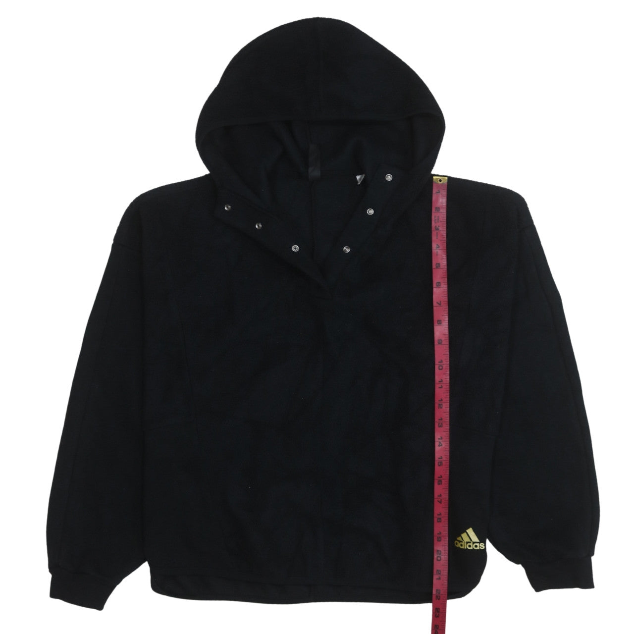 Womens UK Size M adidas Black Pullover Hoodie