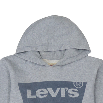 Levi's Boys Grey Hooded Pullover Sweatshirt Size 16 Regular Fit