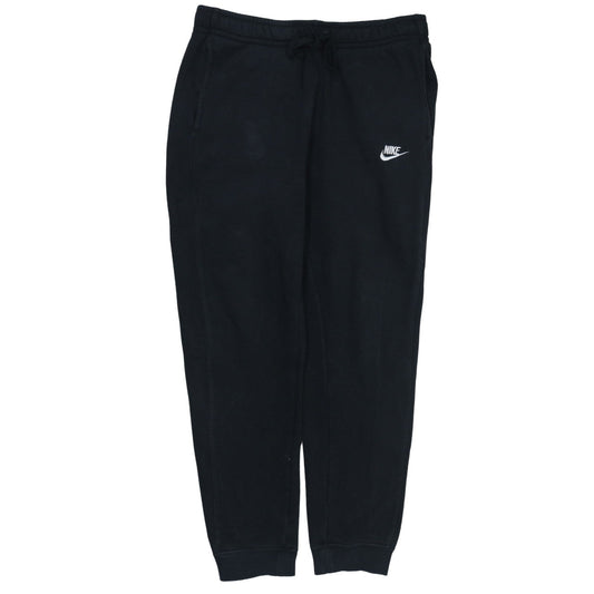 Mens UK Size M Nike Regular Fit Jogger Black Trousers