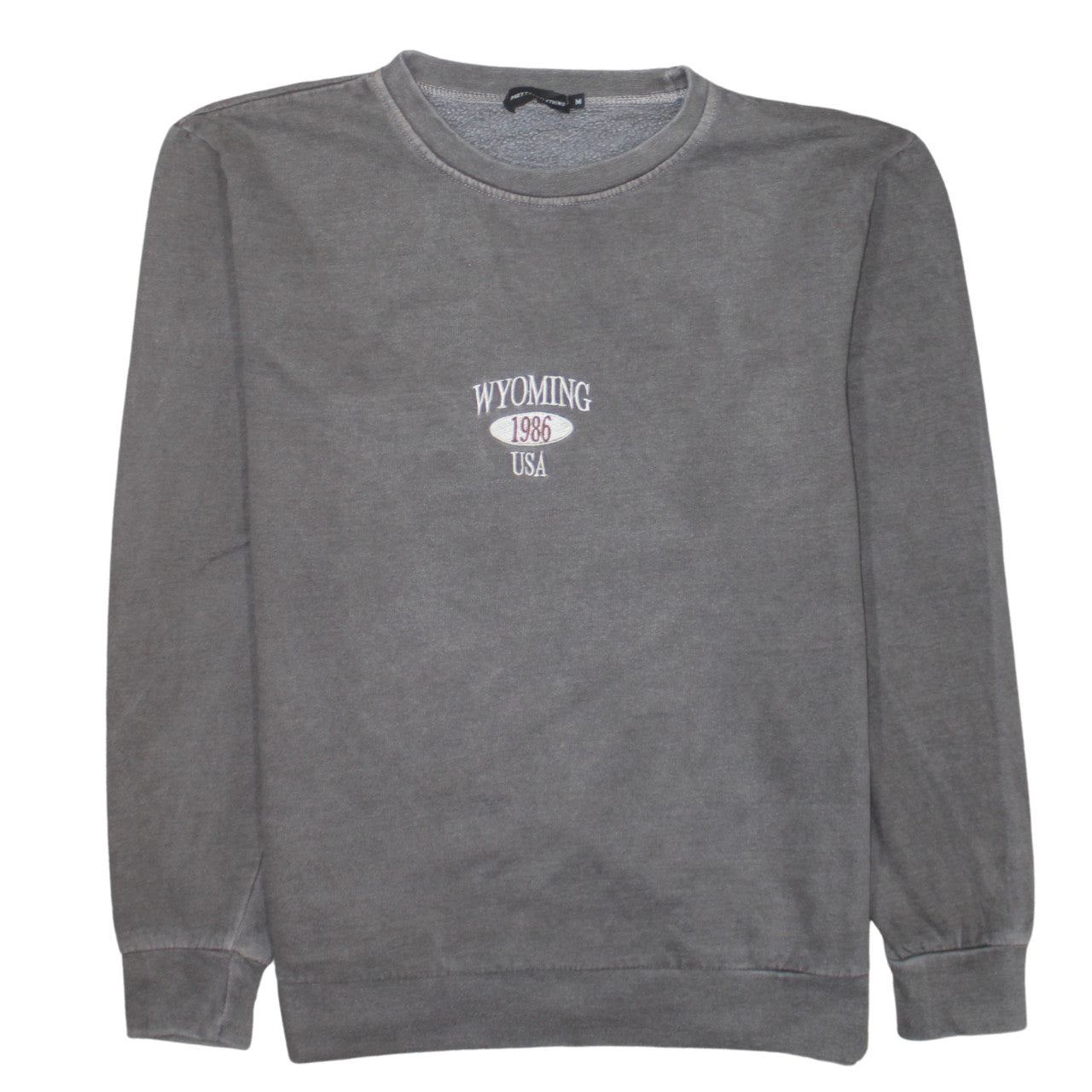 Womens UK Size M PRETTYLITTLETHING Grey Pullover Sweatshirt