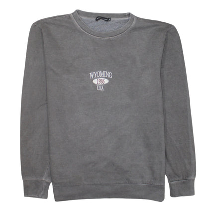 Womens UK Size M PRETTYLITTLETHING Grey Pullover Sweatshirt