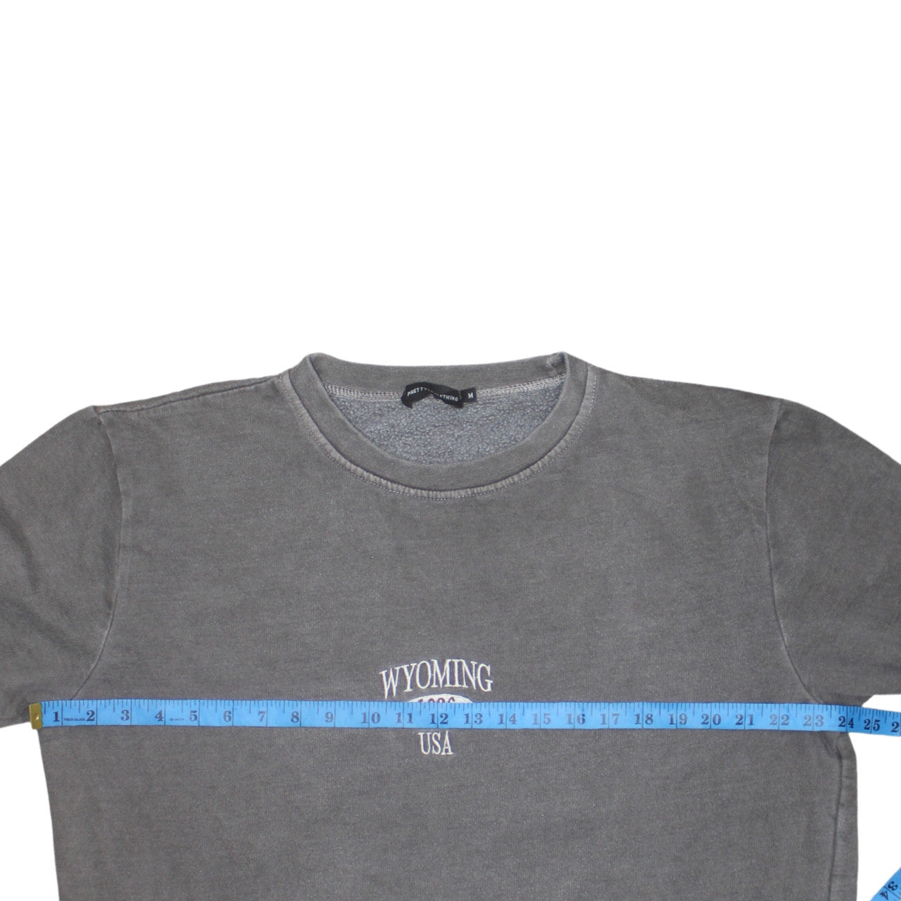 Womens UK Size M PRETTYLITTLETHING Grey Pullover Sweatshirt