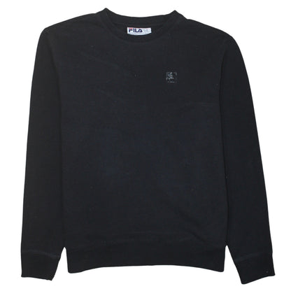 Fila Men's Black Crew Neck Pullover Sweatshirt Size M