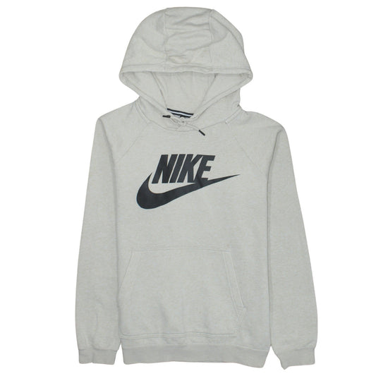 Mens UK Size M Nike Grey Pullover Hoodie