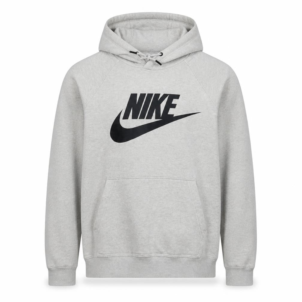 Mens UK Size M Nike Grey Pullover Hoodie