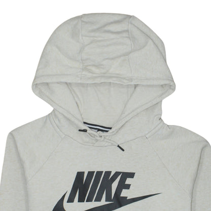 Mens UK Size M Nike Grey Pullover Hoodie