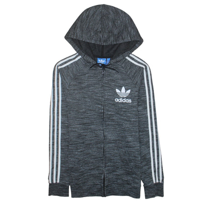 Mens UK Size S adidas Grey Full Zip Hoodie