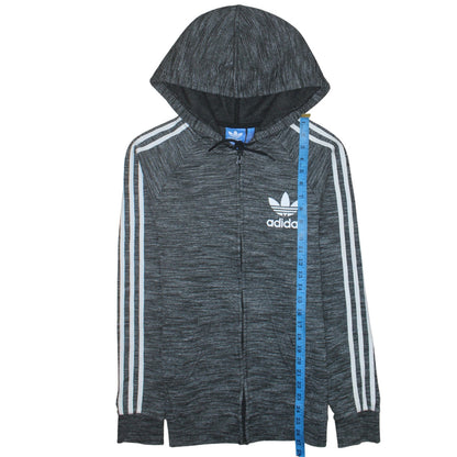 Mens UK Size S adidas Grey Full Zip Hoodie