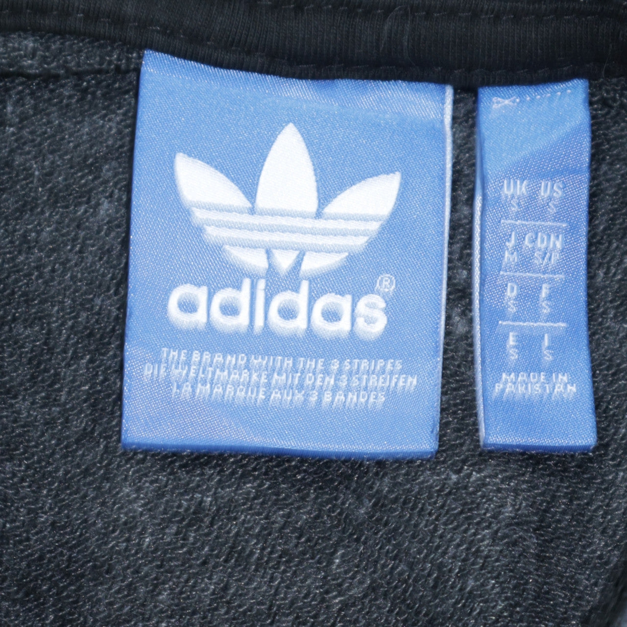 Mens UK Size S adidas Grey Full Zip Hoodie