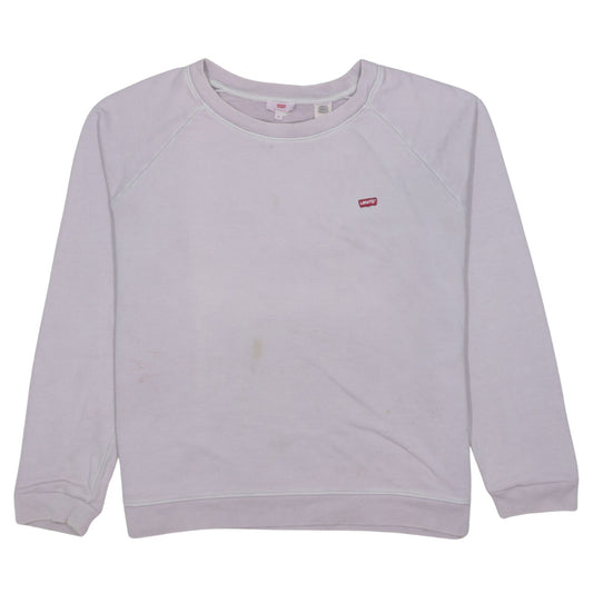 Womens UK Size M Levi's Purple Pullover Sweatshirt