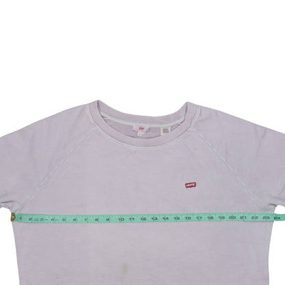 Womens UK Size M Levi's Purple Pullover Sweatshirt
