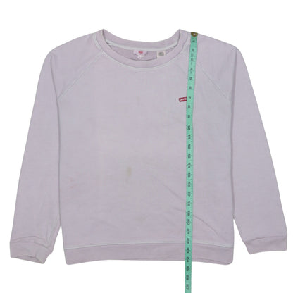 Womens UK Size M Levi's Purple Pullover Sweatshirt