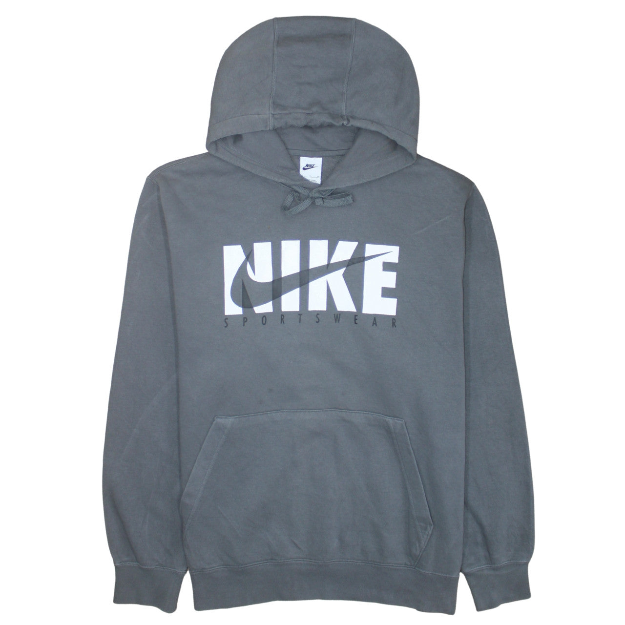 Mens UK Size XL Nike Grey Pullover Hoodie