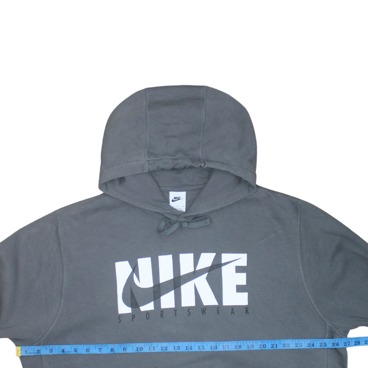 Mens UK Size XL Nike Grey Pullover Hoodie